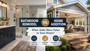 Bryce Toenjes Construction: Bathroom remodel project in the Metro East, Monroe County, Illinois.